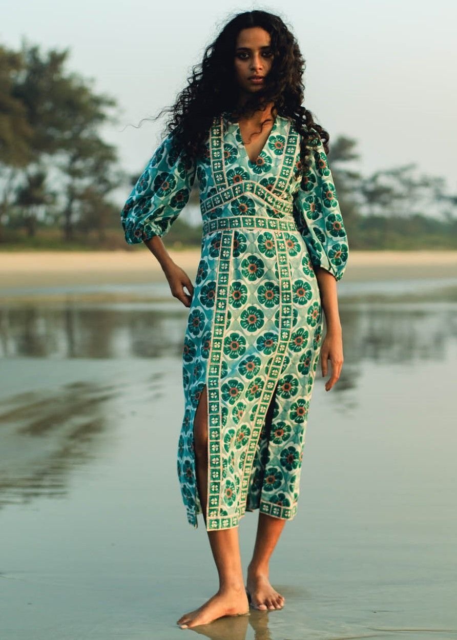 White Palm Dress - Image 3