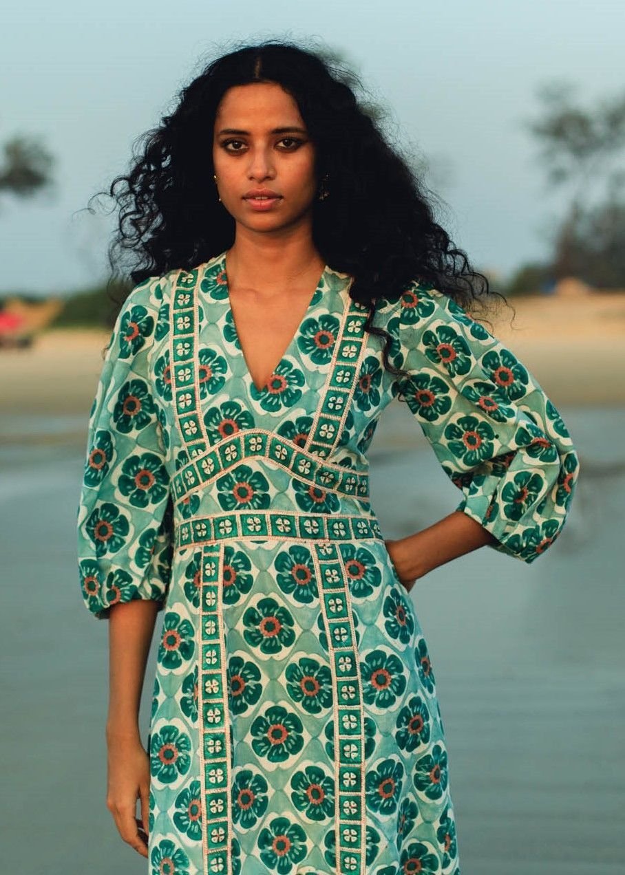 White Palm Dress - Image 4